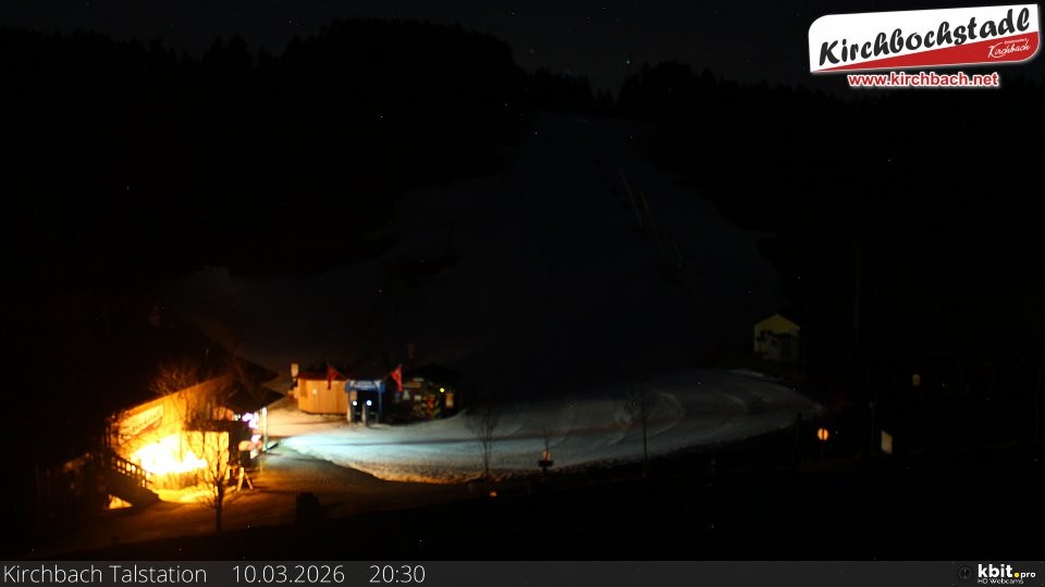 Archiv Foto Webcam Skiabfahrtshang im Schidorf Kirchbach