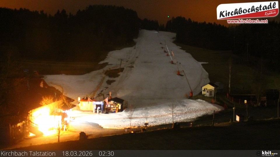 Archived image Webcam View at the lift in the Schidorf Kirchbarch, Austrian Waldviertel
