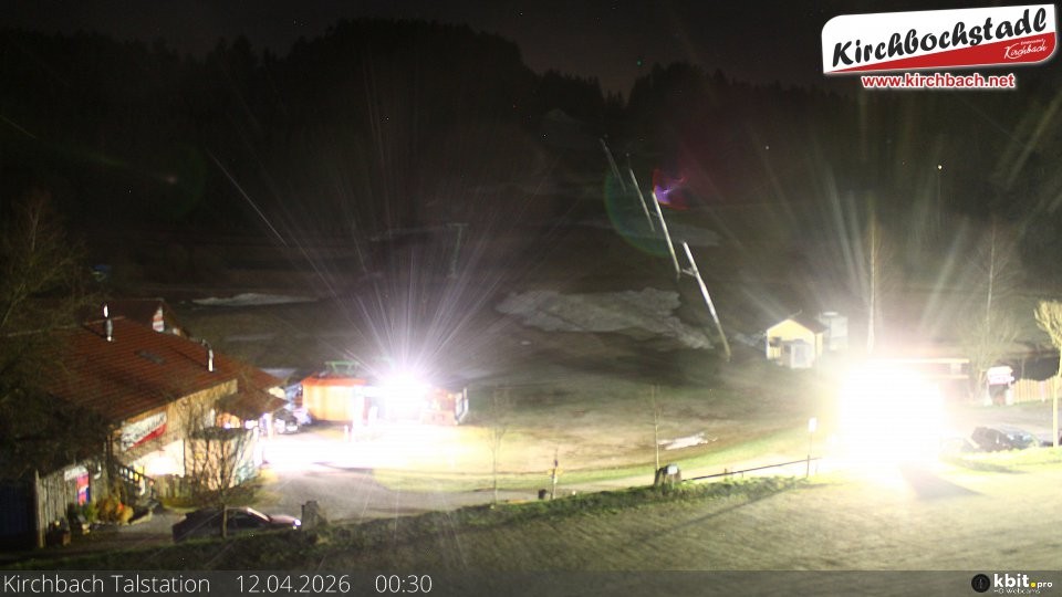 Archiv Foto Webcam Skiabfahrtshang im Schidorf Kirchbach
