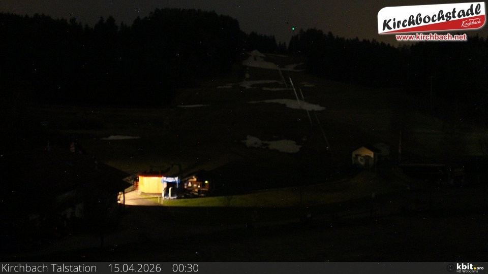 Archiv Foto Webcam Skiabfahrtshang im Schidorf Kirchbach