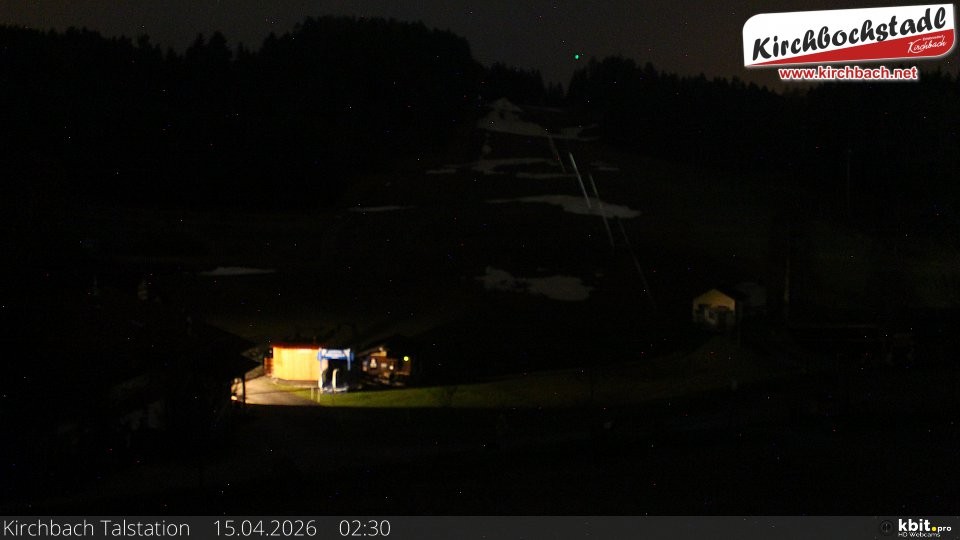 Archiv Foto Webcam Skiabfahrtshang im Schidorf Kirchbach