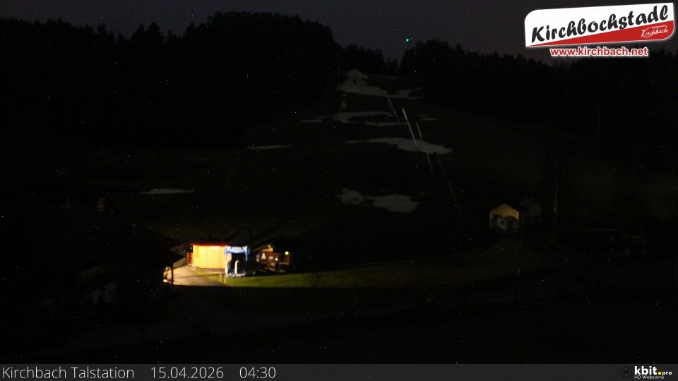 Archiv Foto Webcam Skiabfahrtshang im Schidorf Kirchbach