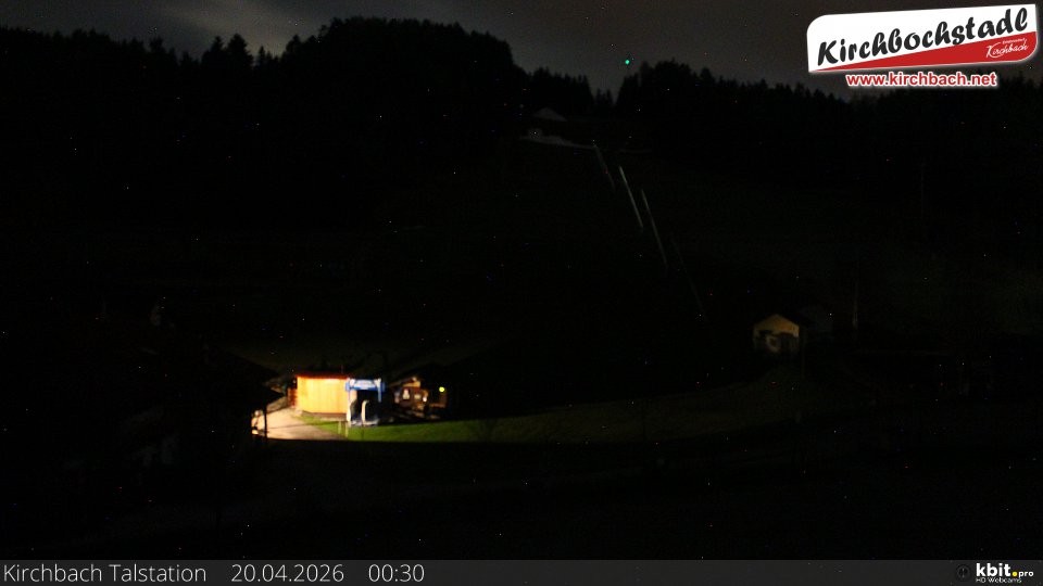 Archiv Foto Webcam Skiabfahrtshang im Schidorf Kirchbach