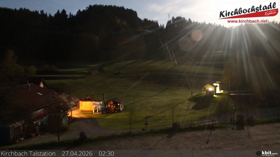 Archiv Foto Webcam Skiabfahrtshang im Schidorf Kirchbach