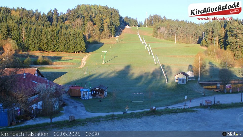 Archiv Foto Webcam Skiabfahrtshang im Schidorf Kirchbach