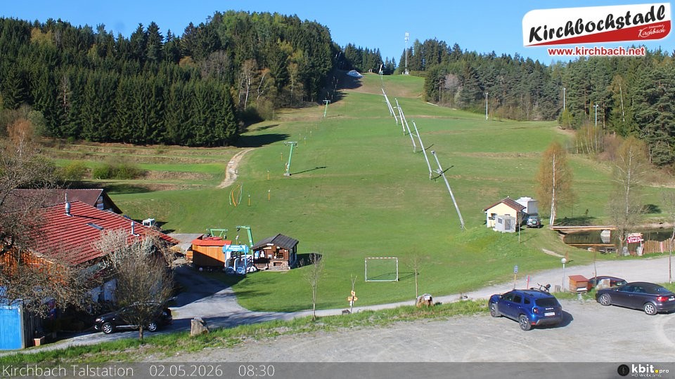 Archiv Foto Webcam Skiabfahrtshang im Schidorf Kirchbach