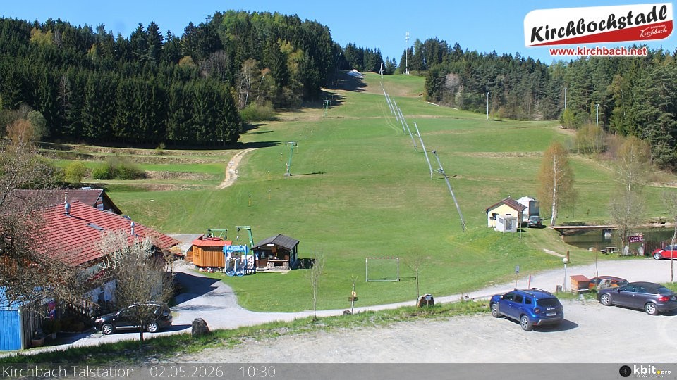 Archiv Foto Webcam Skiabfahrtshang im Schidorf Kirchbach