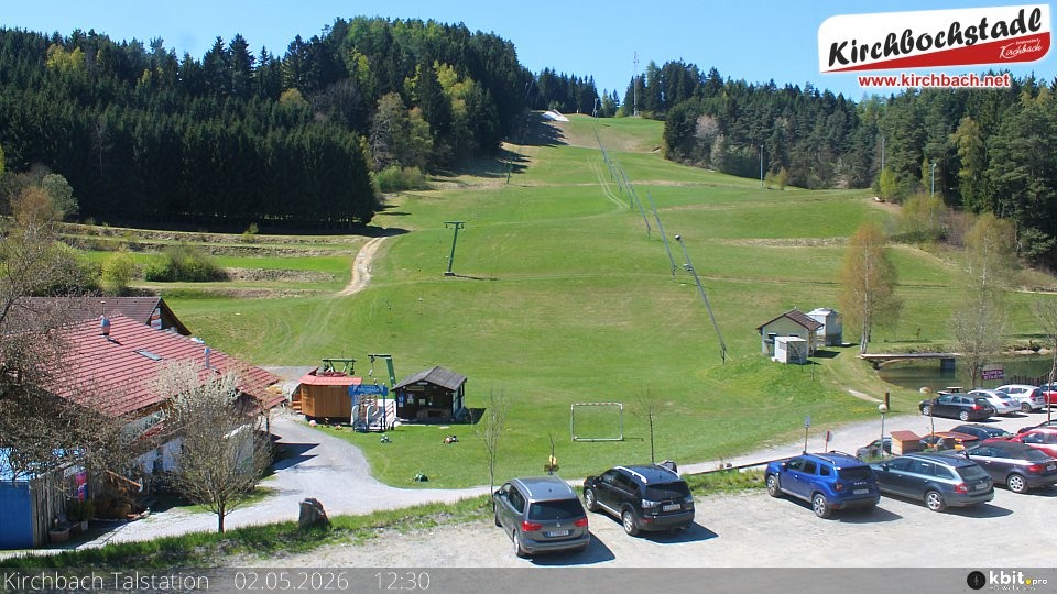 Archived image Webcam View at the lift in the Schidorf Kirchbarch, Austrian Waldviertel