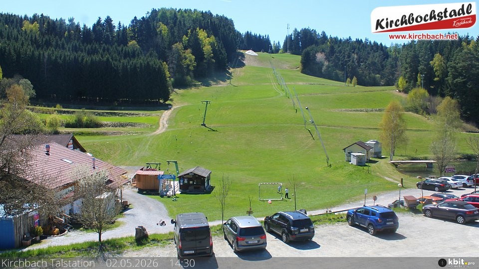 Archived image Webcam View at the lift in the Schidorf Kirchbarch, Austrian Waldviertel