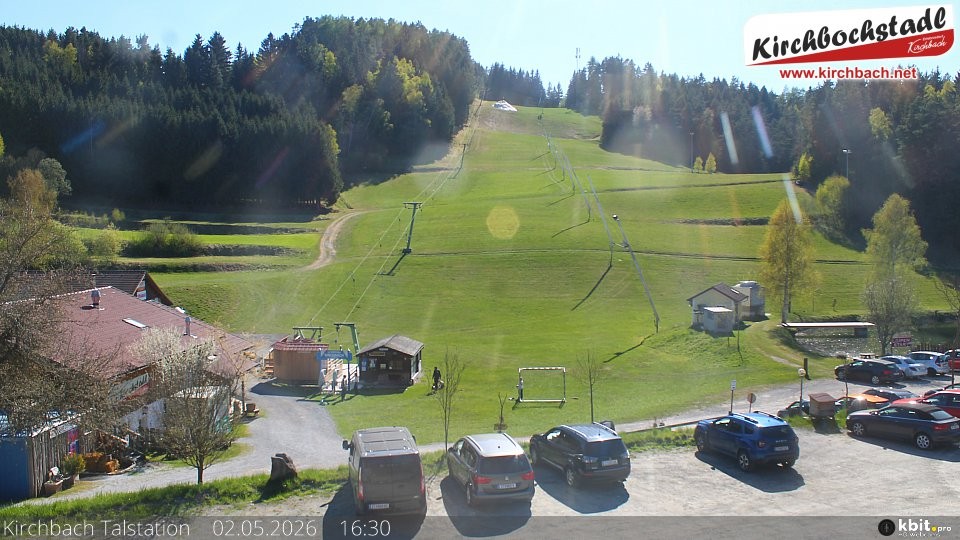 Archiv Foto Webcam Skiabfahrtshang im Schidorf Kirchbach