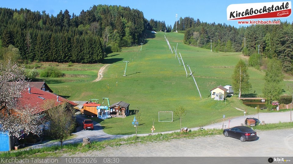 Archiv Foto Webcam Skiabfahrtshang im Schidorf Kirchbach