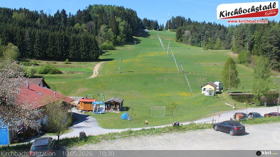 Archiv Foto Webcam Skiabfahrtshang im Schidorf Kirchbach