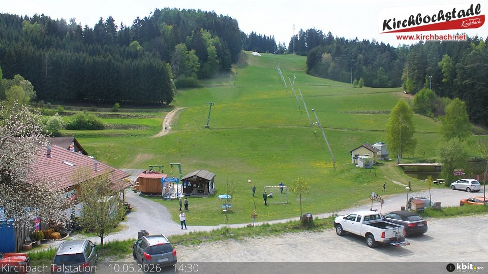 Archiv Foto Webcam Skiabfahrtshang im Schidorf Kirchbach