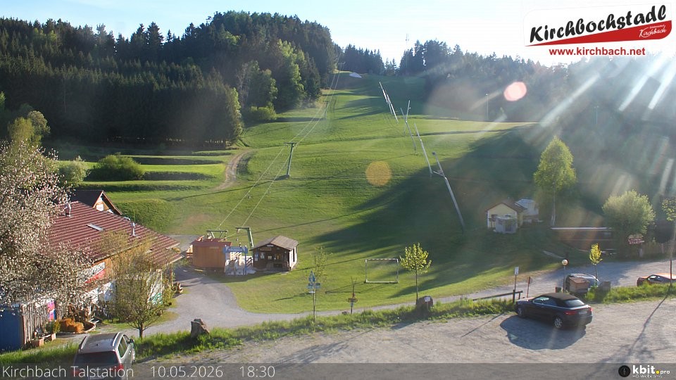 Archiv Foto Webcam Skiabfahrtshang im Schidorf Kirchbach