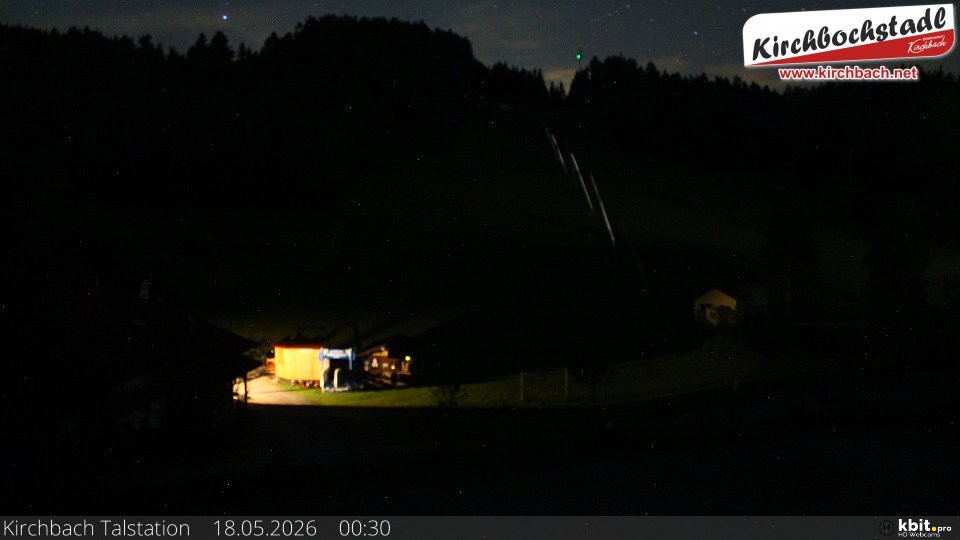 Archiv Foto Webcam Skiabfahrtshang im Schidorf Kirchbach