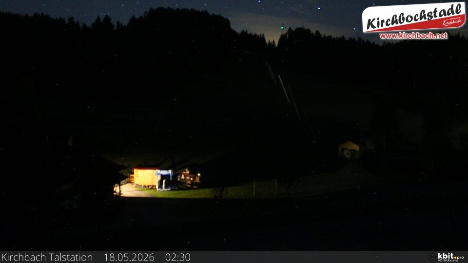 Archiv Foto Webcam Skiabfahrtshang im Schidorf Kirchbach