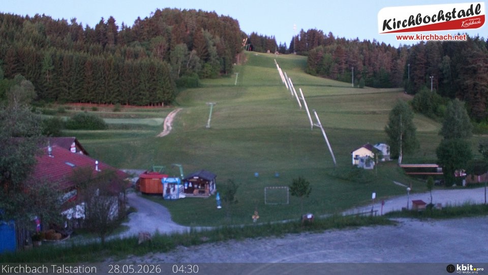 Archived image Webcam View at the lift in the Schidorf Kirchbarch, Austrian Waldviertel