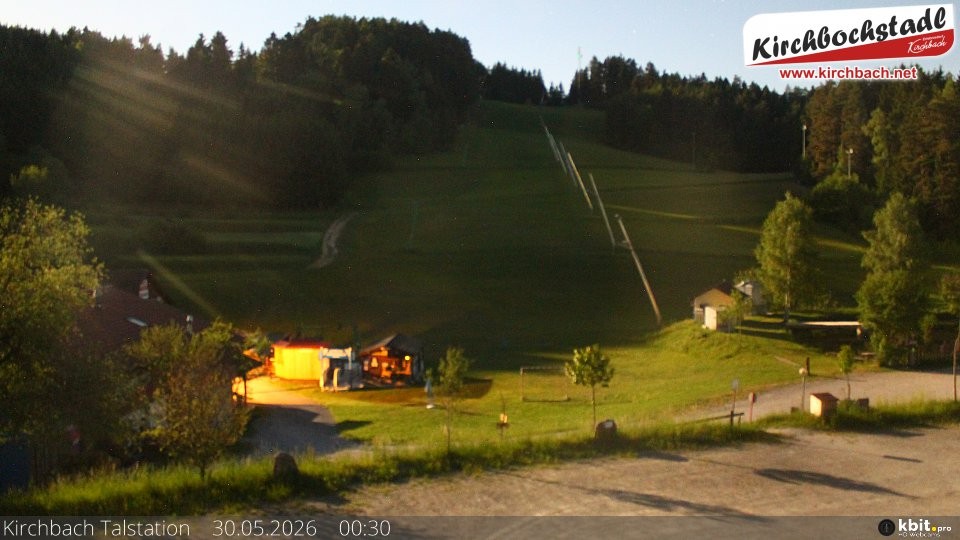 Archiv Foto Webcam Skiabfahrtshang im Schidorf Kirchbach