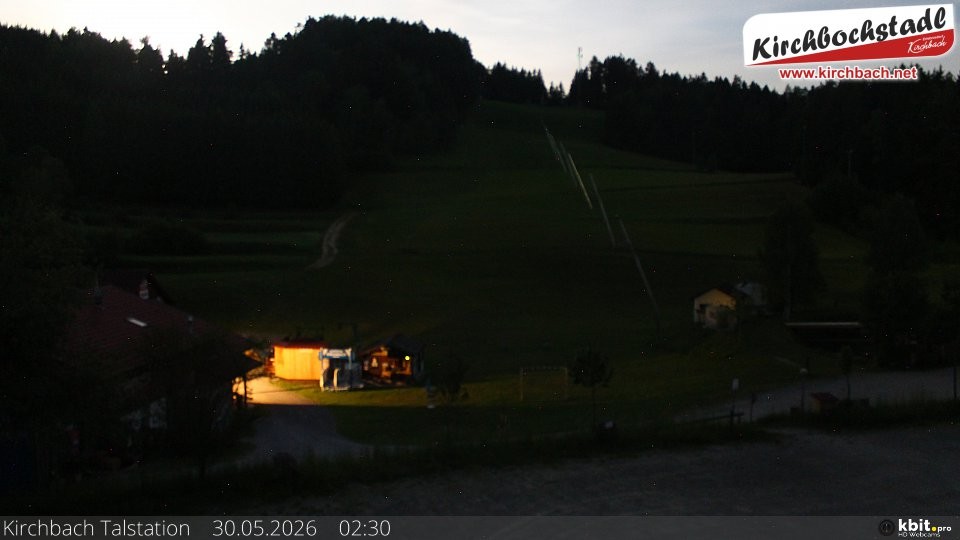 Archiv Foto Webcam Skiabfahrtshang im Schidorf Kirchbach
