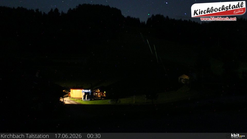 Archiv Foto Webcam Skiabfahrtshang im Schidorf Kirchbach