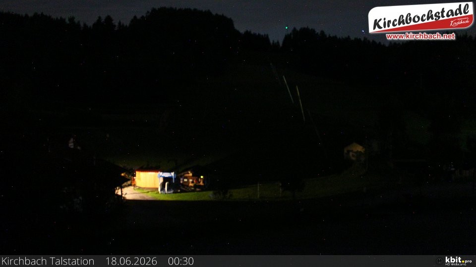 Archiv Foto Webcam Skiabfahrtshang im Schidorf Kirchbach