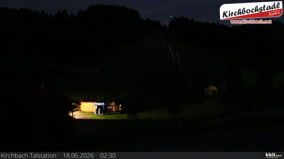 Archiv Foto Webcam Skiabfahrtshang im Schidorf Kirchbach