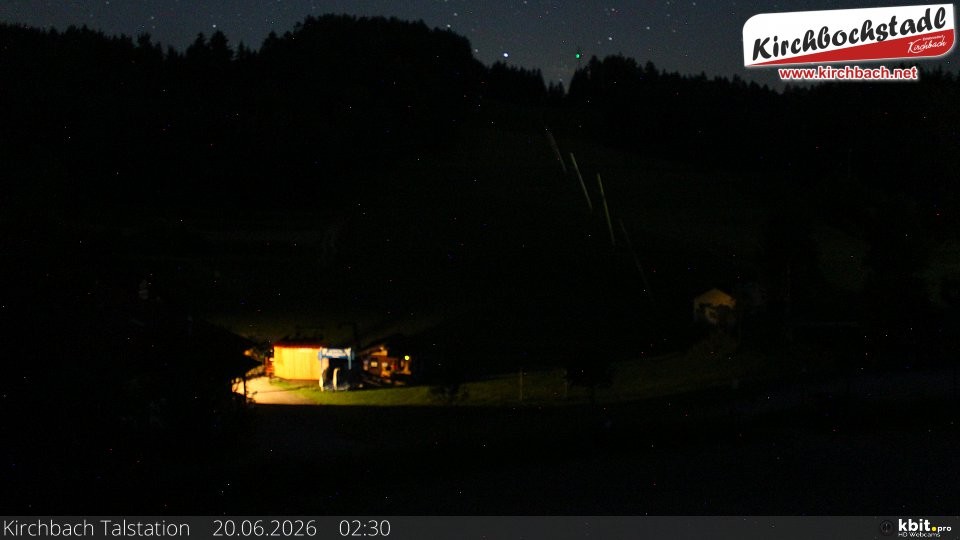 Archiv Foto Webcam Skiabfahrtshang im Schidorf Kirchbach