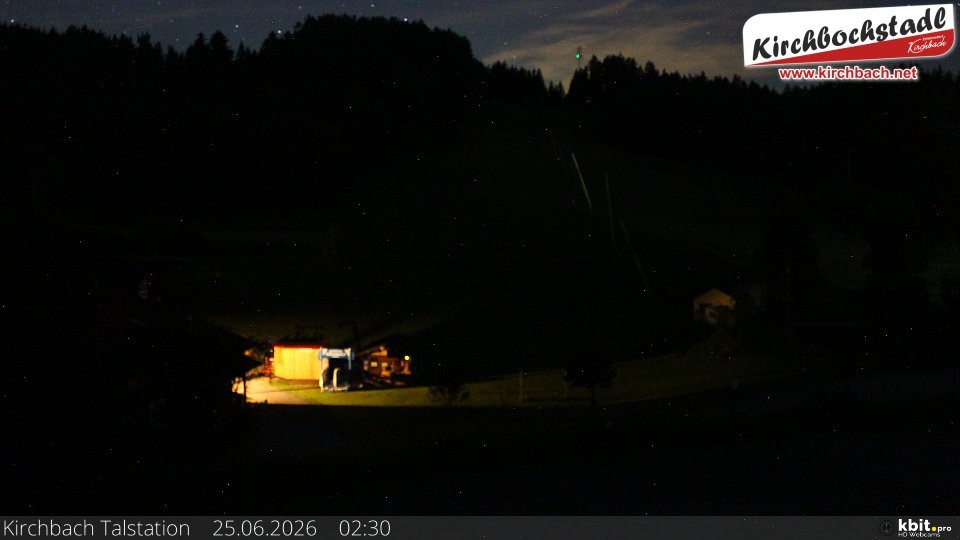 Archiv Foto Webcam Skiabfahrtshang im Schidorf Kirchbach
