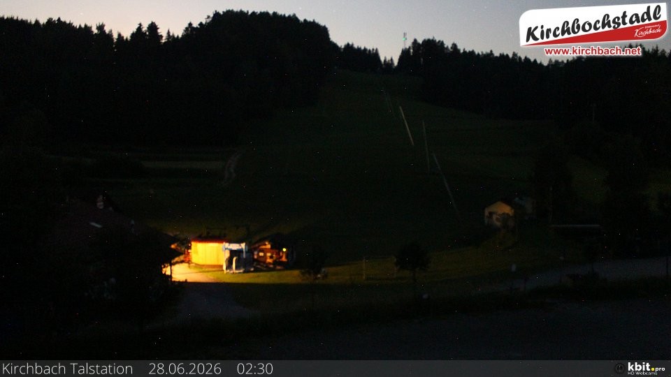 Archiv Foto Webcam Skiabfahrtshang im Schidorf Kirchbach