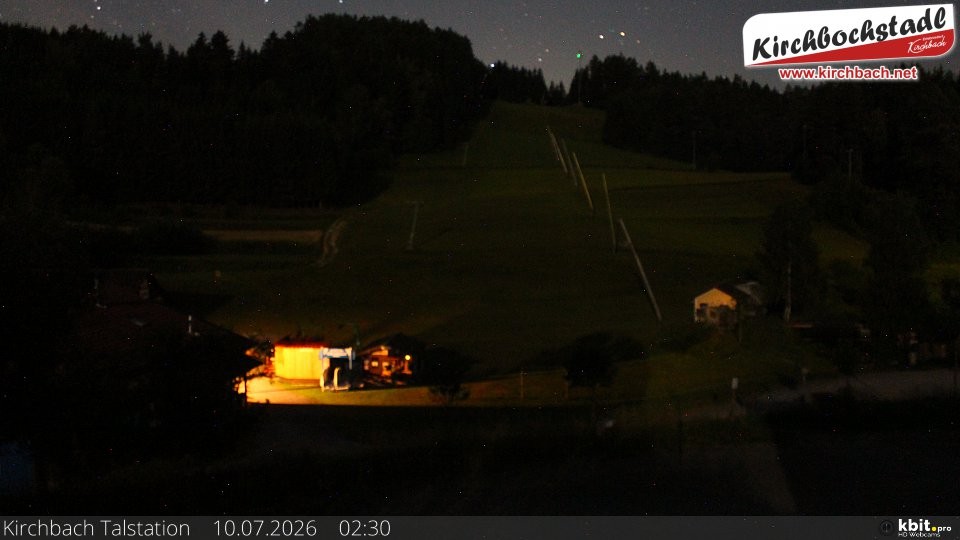 Archiv Foto Webcam Skiabfahrtshang im Schidorf Kirchbach