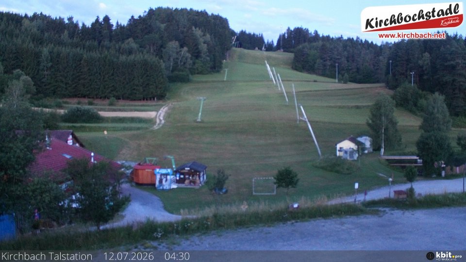 Archived image Webcam View at the lift in the Schidorf Kirchbarch, Austrian Waldviertel