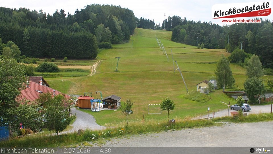 Archived image Webcam View at the lift in the Schidorf Kirchbarch, Austrian Waldviertel