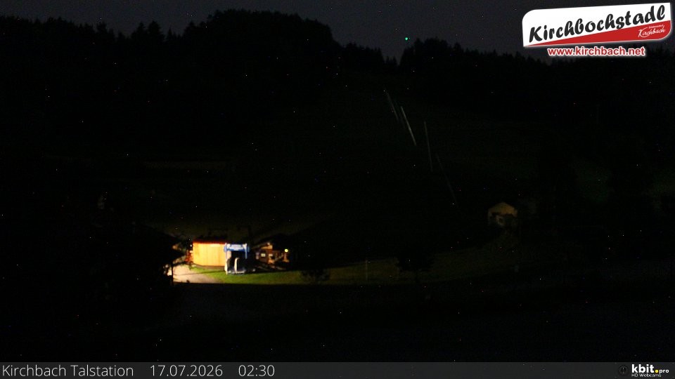 Archiv Foto Webcam Skiabfahrtshang im Schidorf Kirchbach