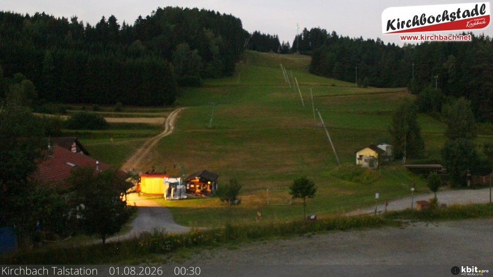 Archiv Foto Webcam Skiabfahrtshang im Schidorf Kirchbach