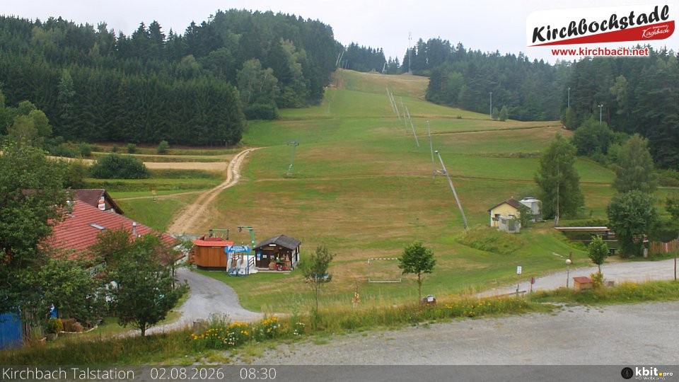 Archiv Foto Webcam Skiabfahrtshang im Schidorf Kirchbach