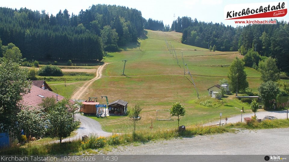 Archiv Foto Webcam Skiabfahrtshang im Schidorf Kirchbach