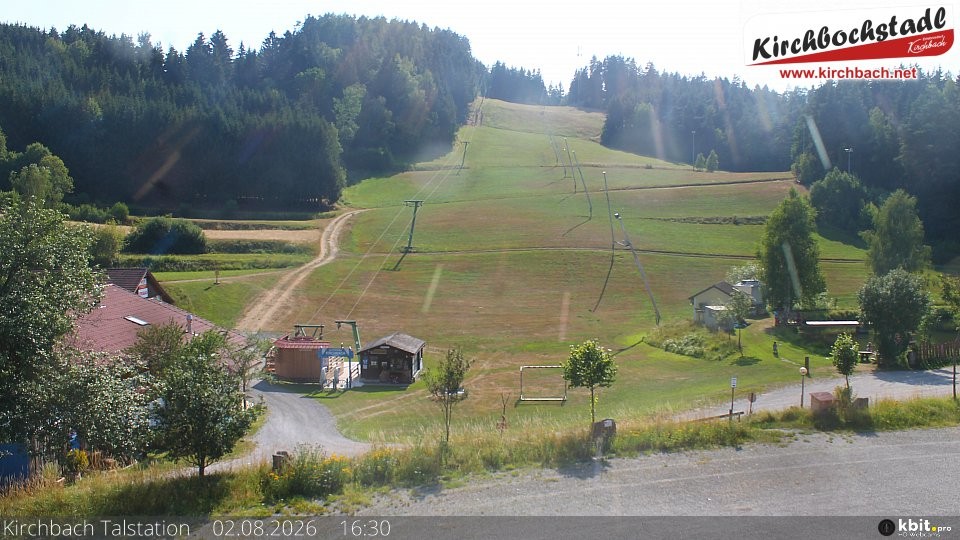 Archiv Foto Webcam Skiabfahrtshang im Schidorf Kirchbach