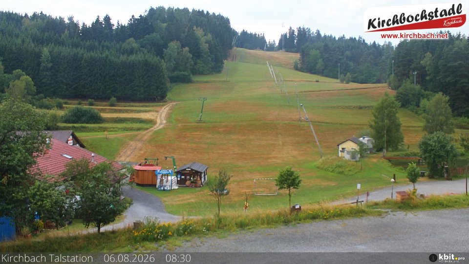 Archiv Foto Webcam Skiabfahrtshang im Schidorf Kirchbach