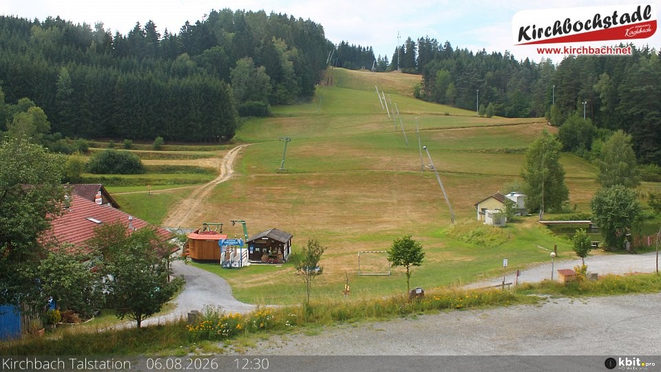 Archived image Webcam View at the lift in the Schidorf Kirchbarch, Austrian Waldviertel