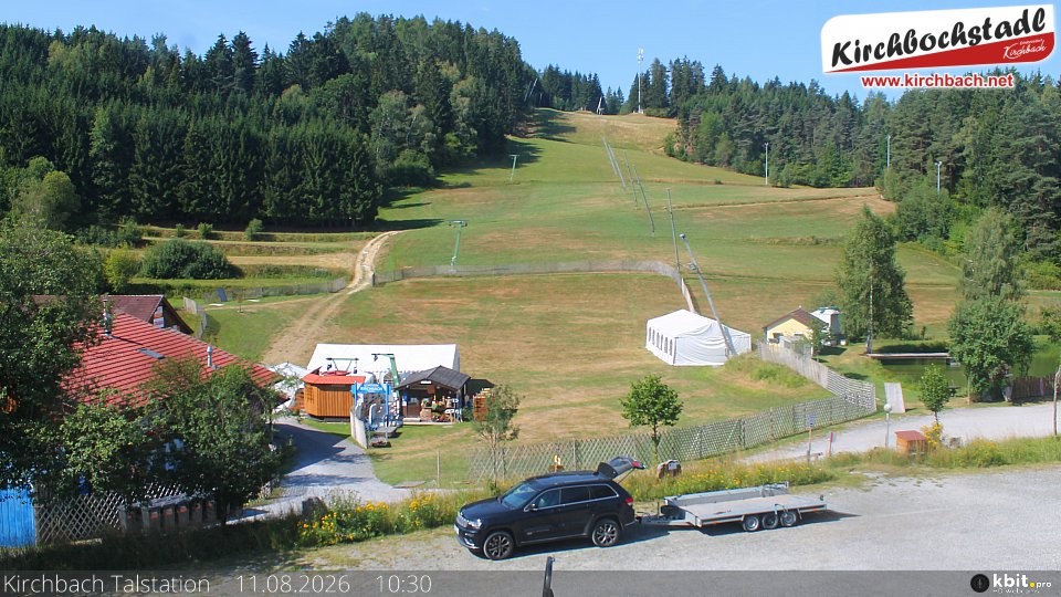 Archiv Foto Webcam Skiabfahrtshang im Schidorf Kirchbach