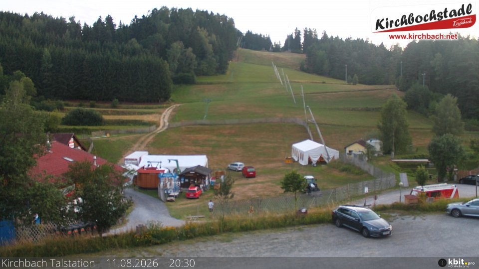 Archived image Webcam View at the lift in the Schidorf Kirchbarch, Austrian Waldviertel
