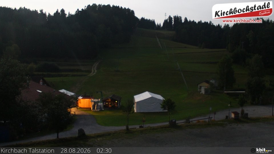 Archiv Foto Webcam Skiabfahrtshang im Schidorf Kirchbach
