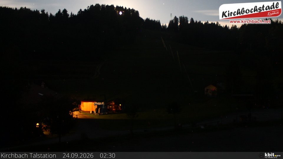Archiv Foto Webcam Skiabfahrtshang im Schidorf Kirchbach