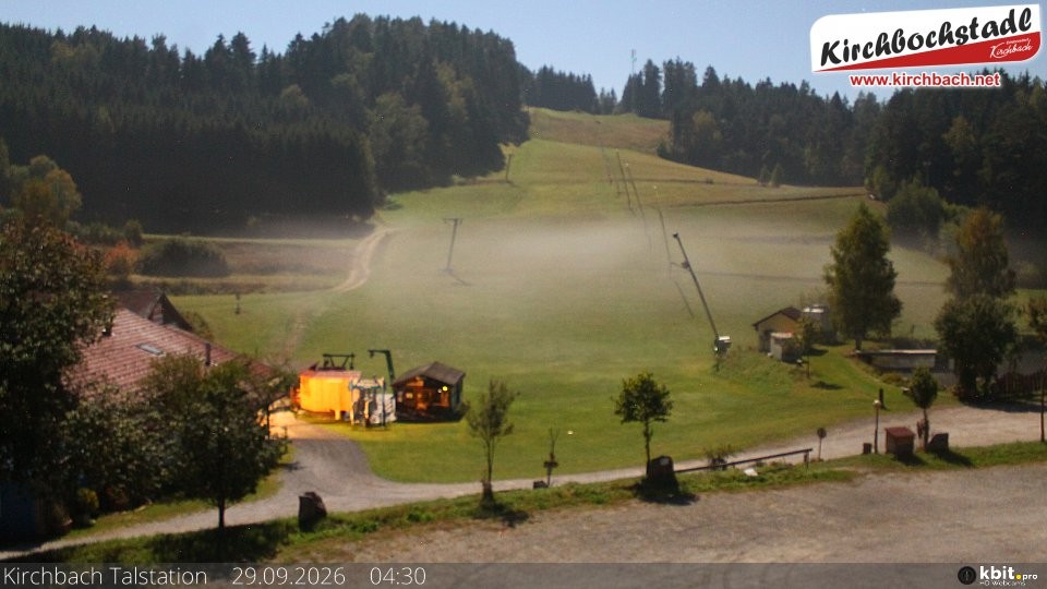 Archiv Foto Webcam Skiabfahrtshang im Schidorf Kirchbach