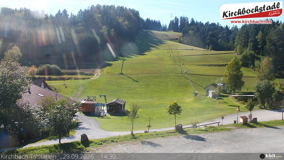 Archiv Foto Webcam Skiabfahrtshang im Schidorf Kirchbach