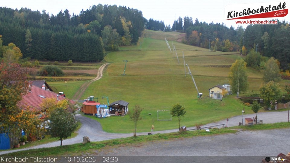 Archived image Webcam View at the lift in the Schidorf Kirchbarch, Austrian Waldviertel