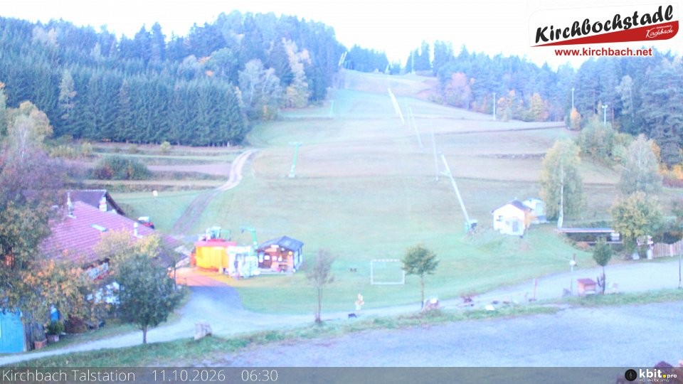 Archiv Foto Webcam Skiabfahrtshang im Schidorf Kirchbach