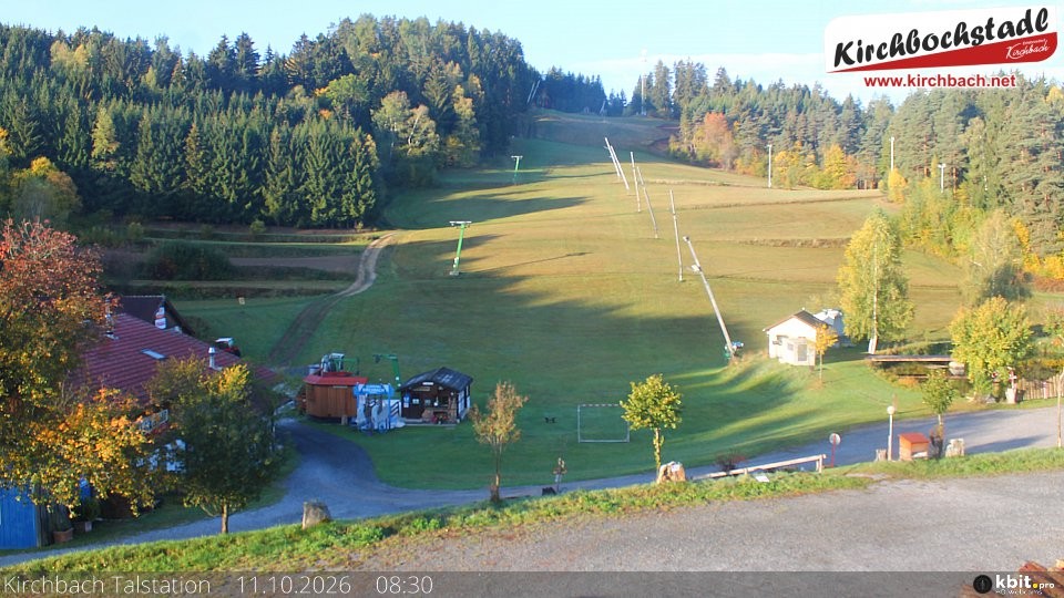 Archiv Foto Webcam Skiabfahrtshang im Schidorf Kirchbach