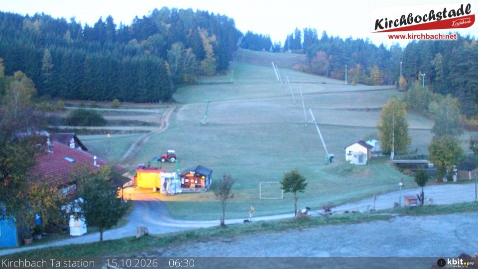 Archived image Webcam View at the lift in the Schidorf Kirchbarch, Austrian Waldviertel