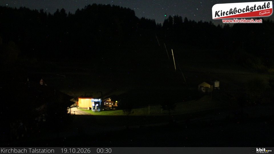 Archiv Foto Webcam Skiabfahrtshang im Schidorf Kirchbach